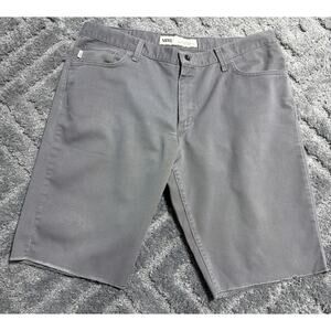 Vans Skate Shorts Mens 38 Gray Stretch Skate Streetwear Grunge Casual Normcore